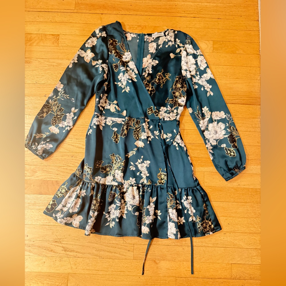 Xtraordinary Teal Floral Jumpsuit